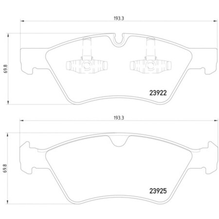 Pagid Brakes Disc Brake Pad, 355012011 355012011